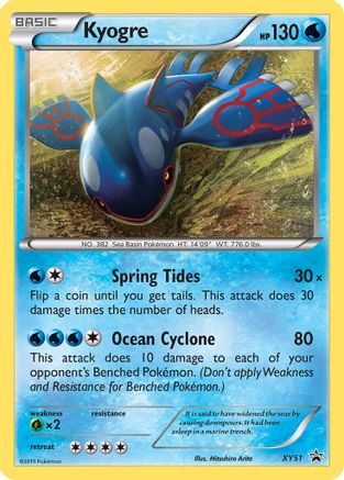 Kyogre (PR-XY51) (Holofoil)