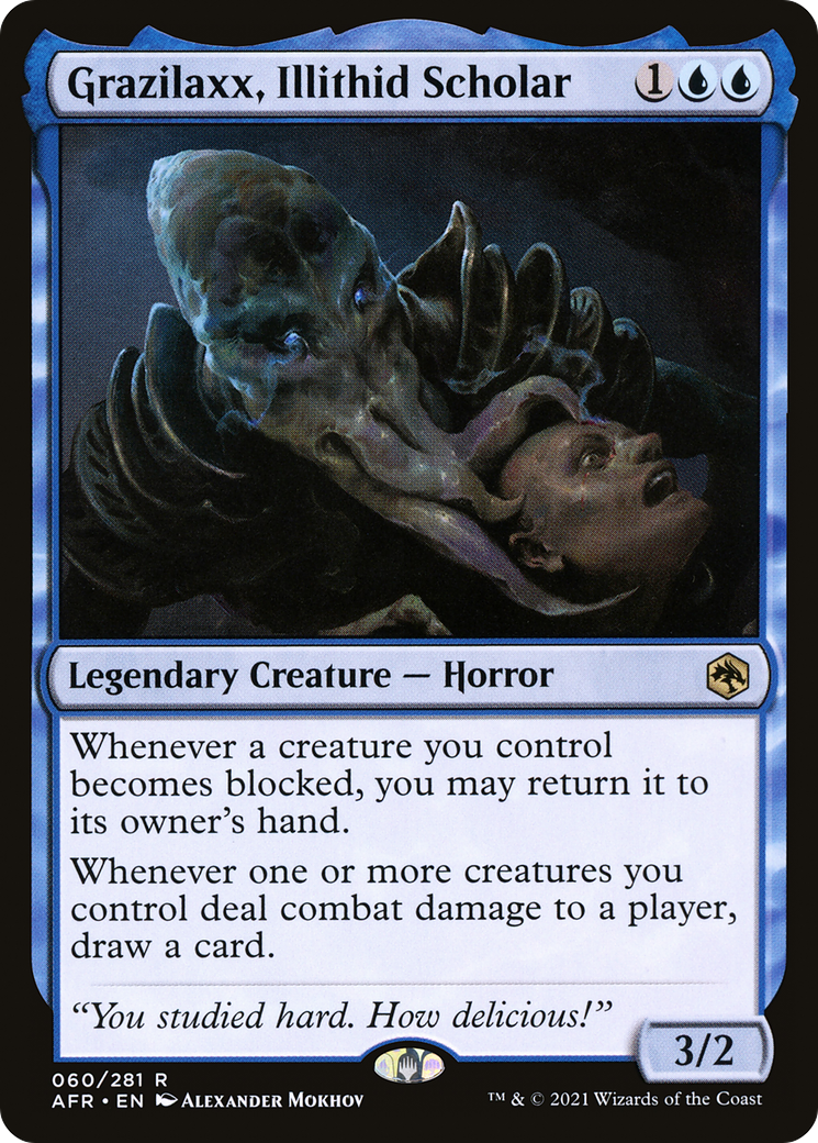 Grazilaxx, Illithid Scholar (AFR-060) (Foil)