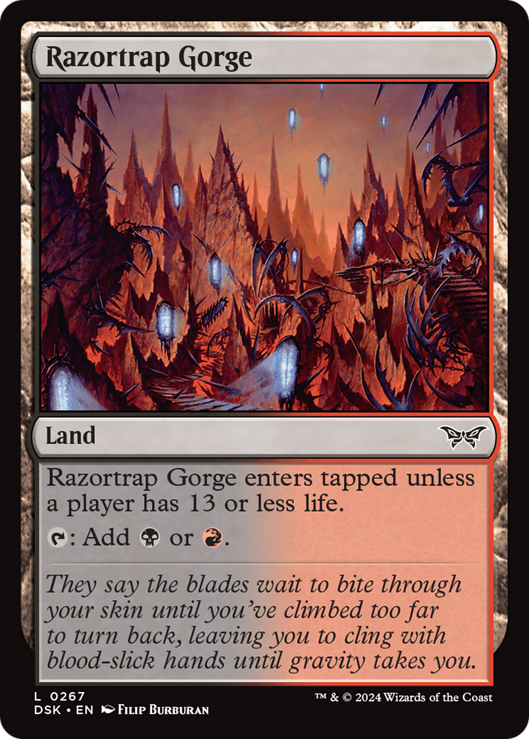 Razortrap Gorge (DSK-267) (Foil)