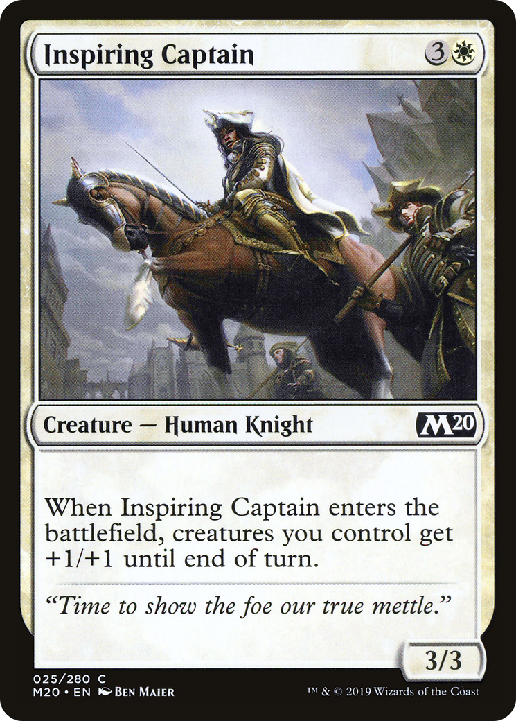 Inspiring Captain (M20-025) (Foil)
