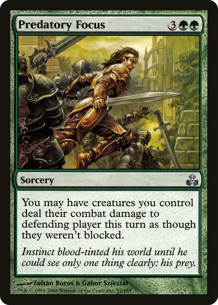 Predatory Focus (GPT-092) (Foil)