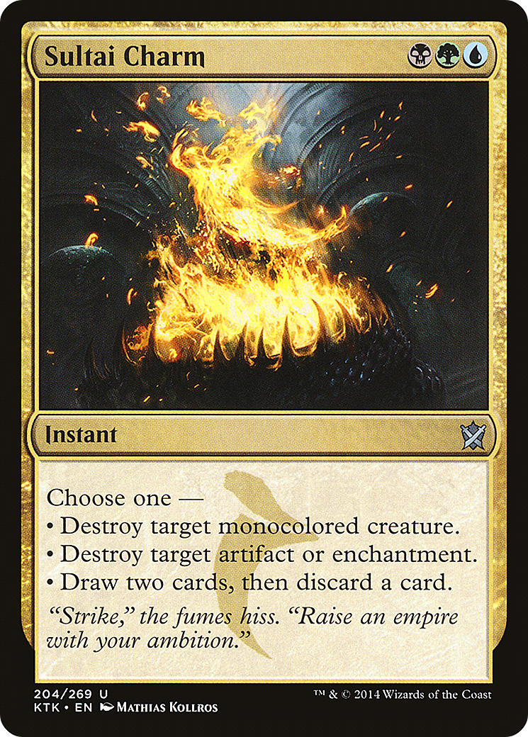 Sultai Charm (KTK-204) (Foil)