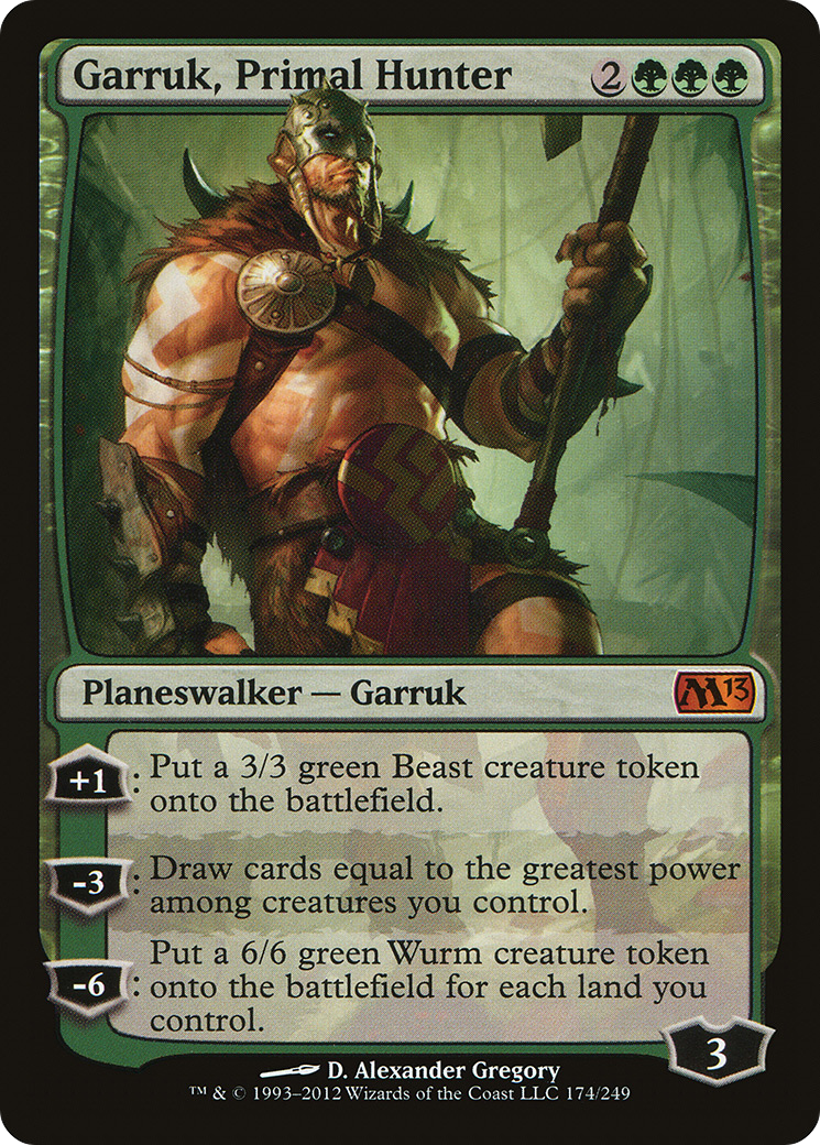 Garruk, Primal Hunter (M13-174) (Foil)