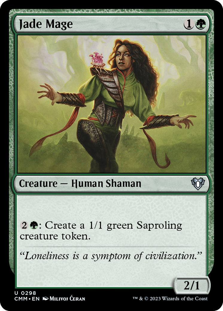 Jade Mage (CMM-298) (Foil)