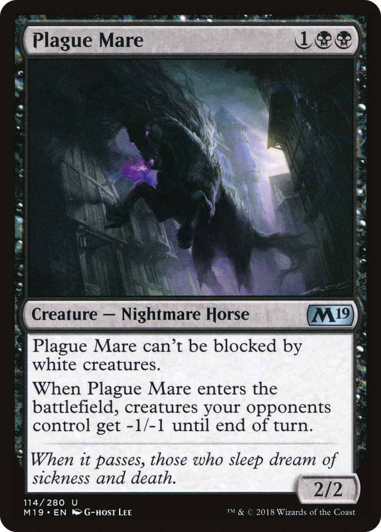 Plague Mare (M19-114) (Foil)