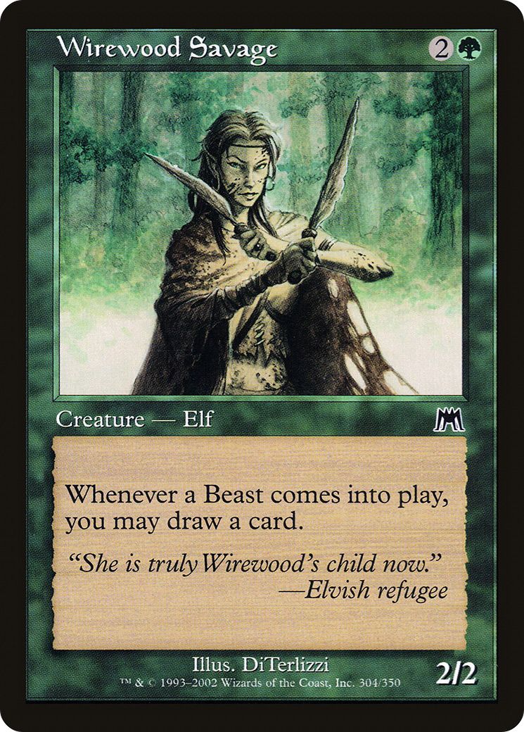 Wirewood Savage (ONS-304) (Foil)
