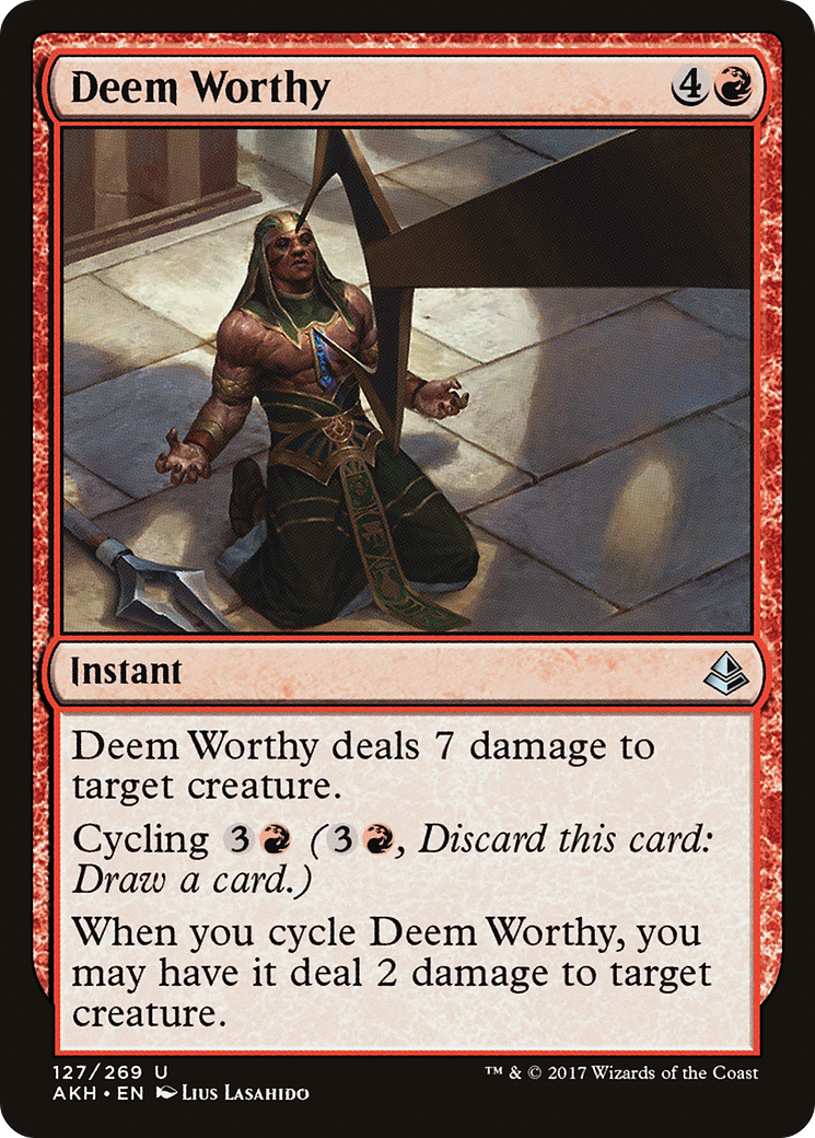 Deem Worthy (AKH-127) (Foil)