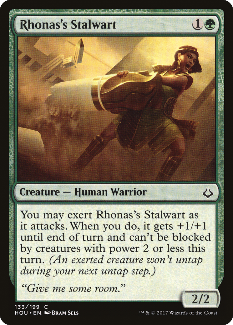 Rhonas's Stalwart (HOU-133) (Foil)