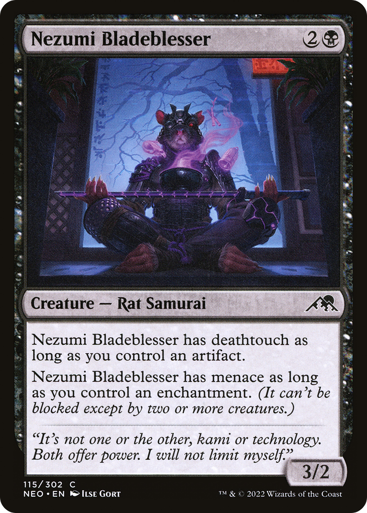 Nezumi Bladeblesser (NEO-115) (Foil)