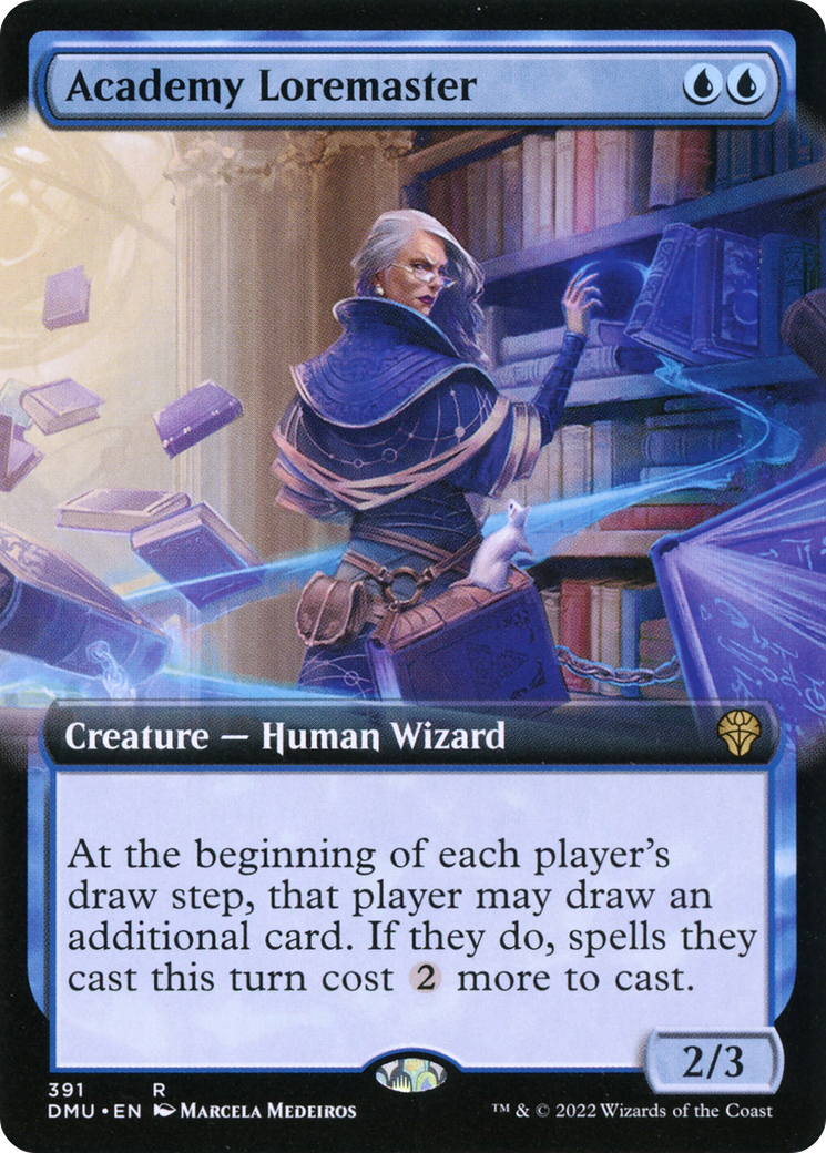 Academy Loremaster (DMU-391) (Extended Art) (Foil)