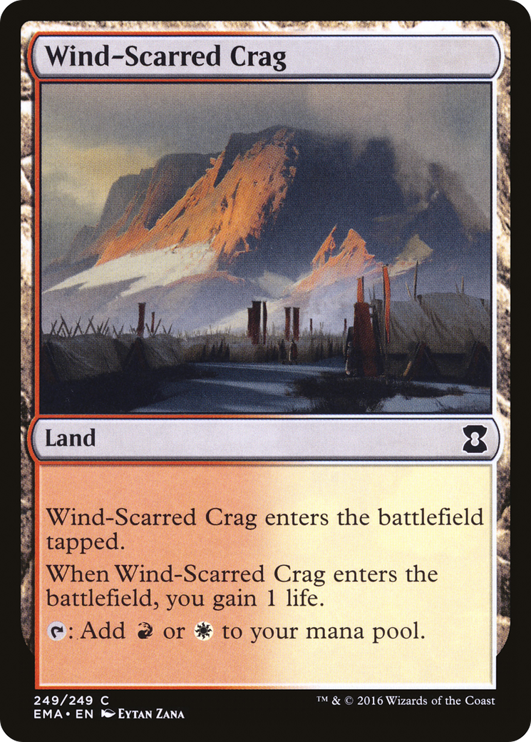 Wind-Scarred Crag (EMA-249) (Foil)