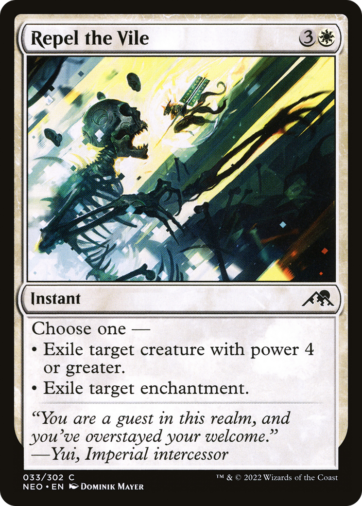 Repel the Vile (NEO-033) (Foil)