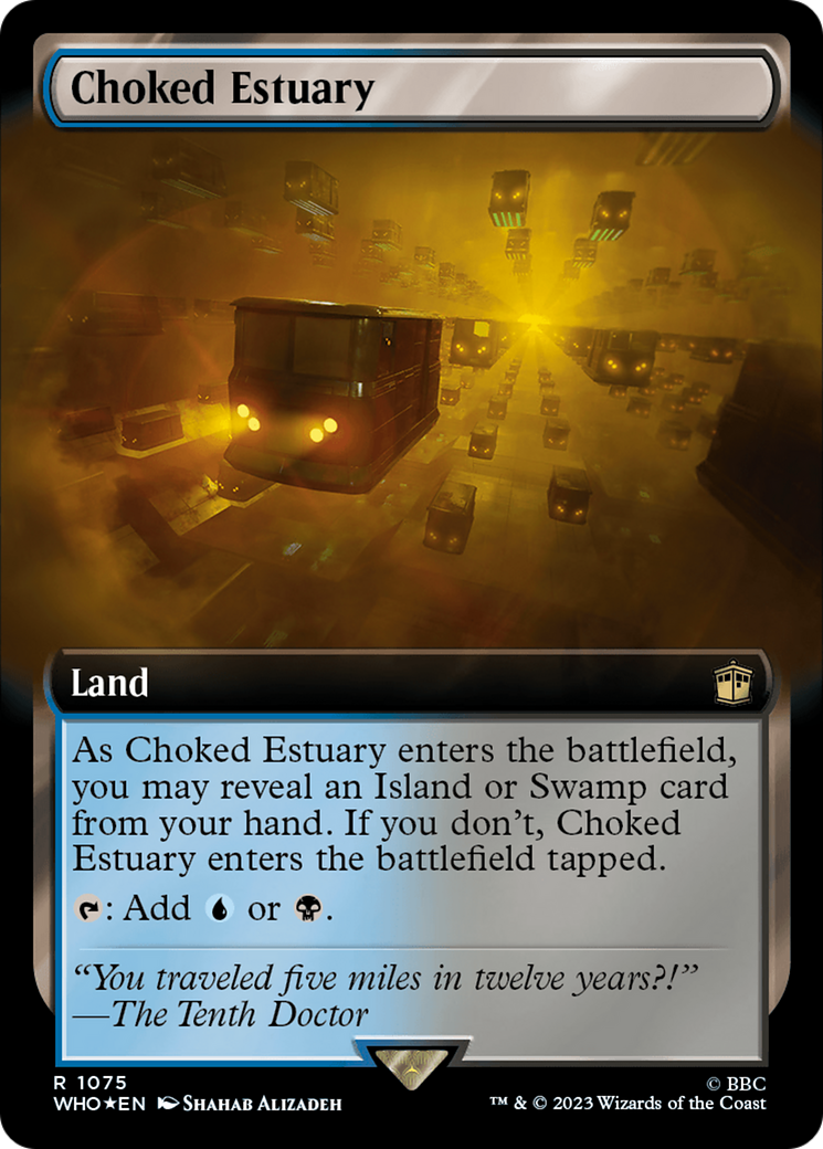 Choked Estuary (WHO-1075) (Extended Art) (Surge) (Foil)