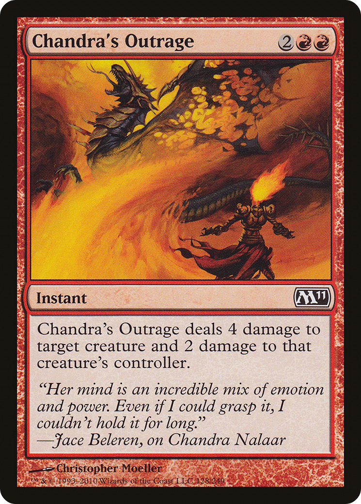 Chandra's Outrage (M11-128) (Foil)