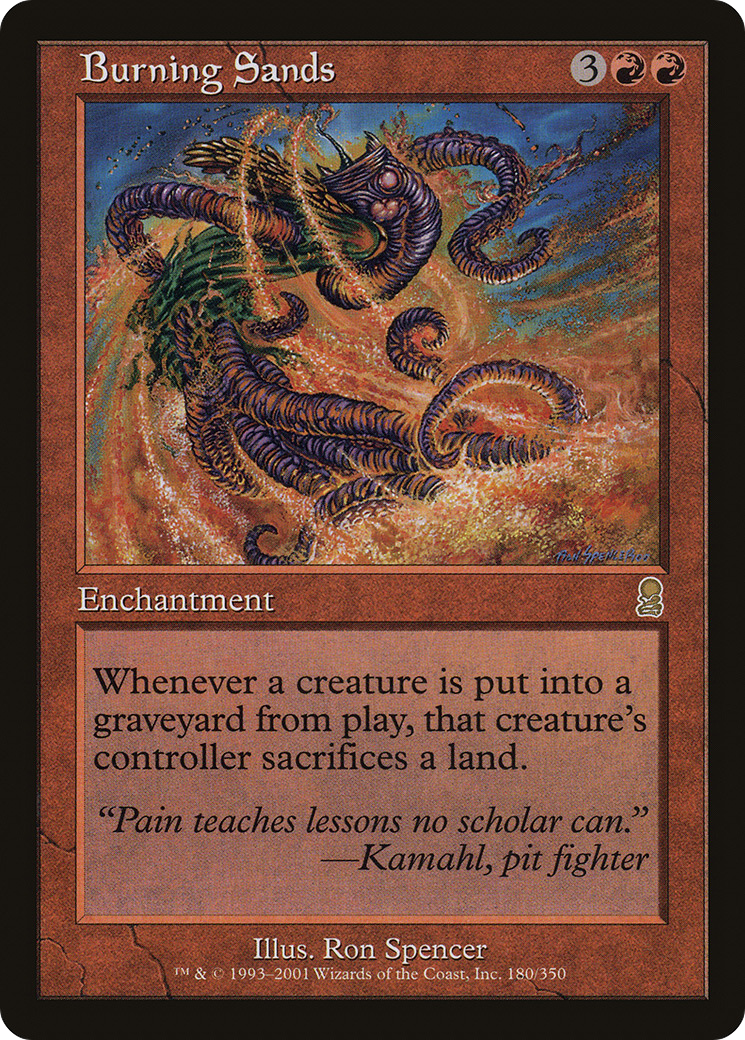 Burning Sands (ODY-180) (Foil)