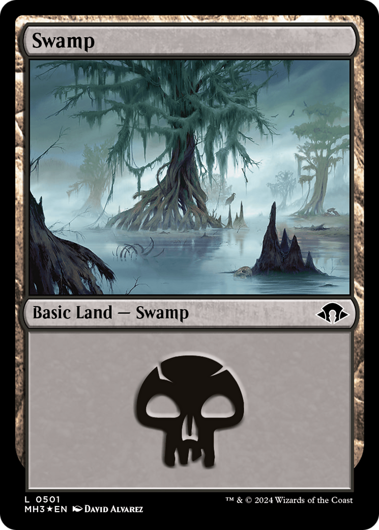 Swamp (MH3-501) (Ripple) (Foil)