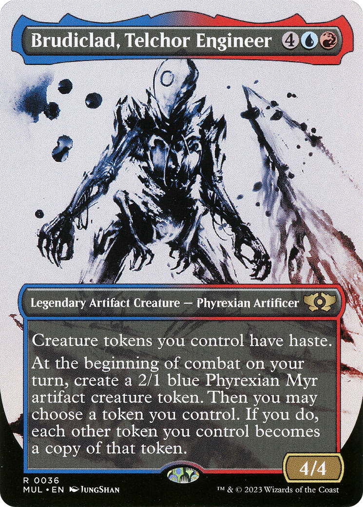 Brudiclad, Telchor Engineer (MUL-036) (Showcase) (Borderless) (Foil)