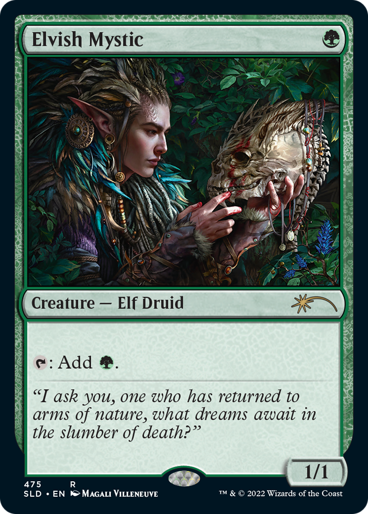 Elvish Mystic (SLD-475) (Foil)