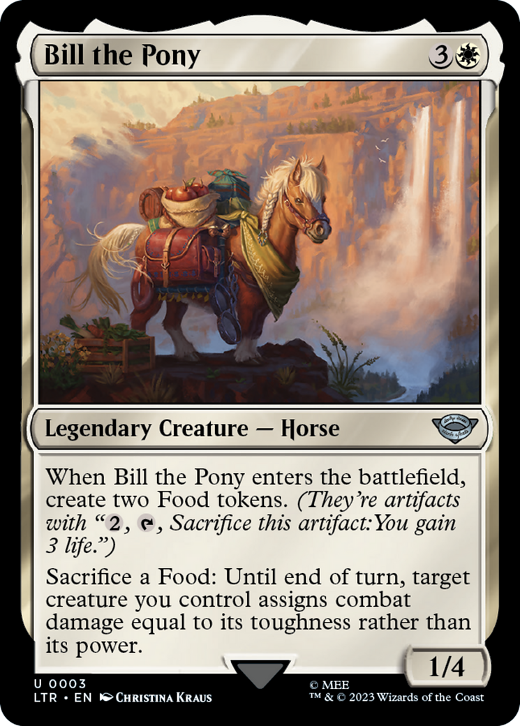 Bill the Pony (LTR-003) (Foil)