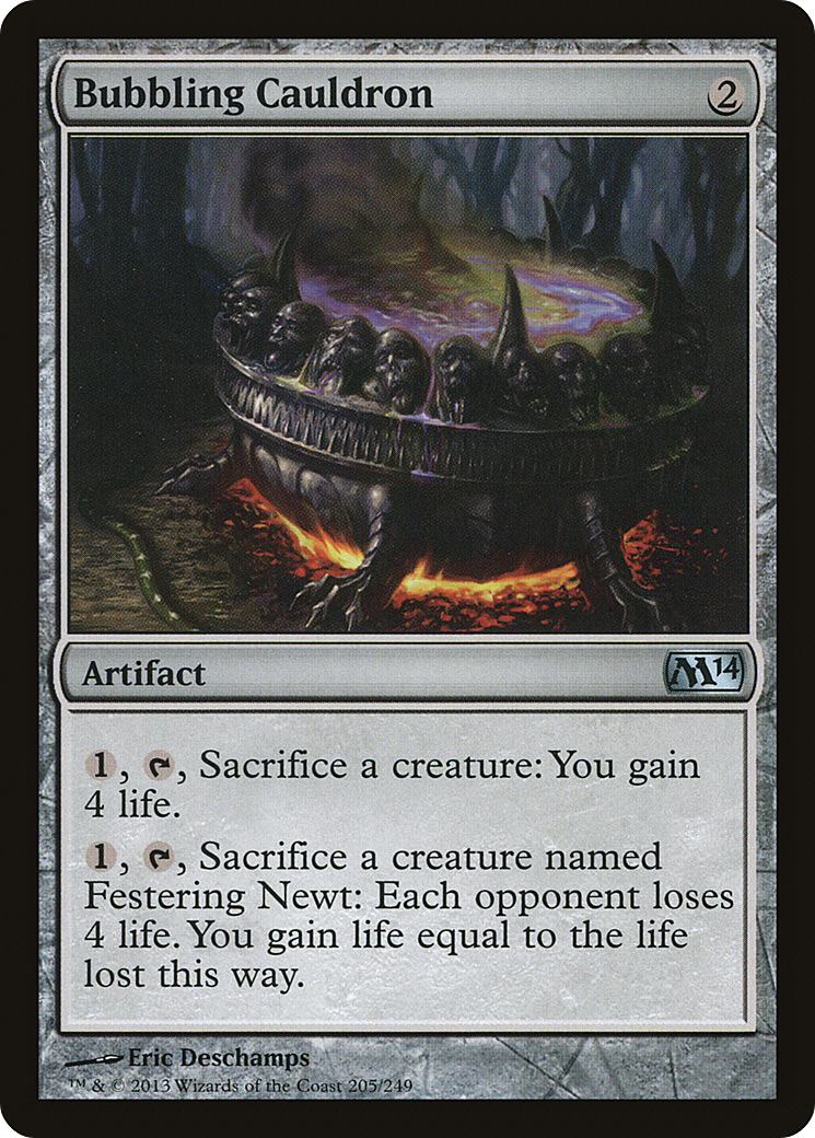 Bubbling Cauldron (M14-205) (Foil)