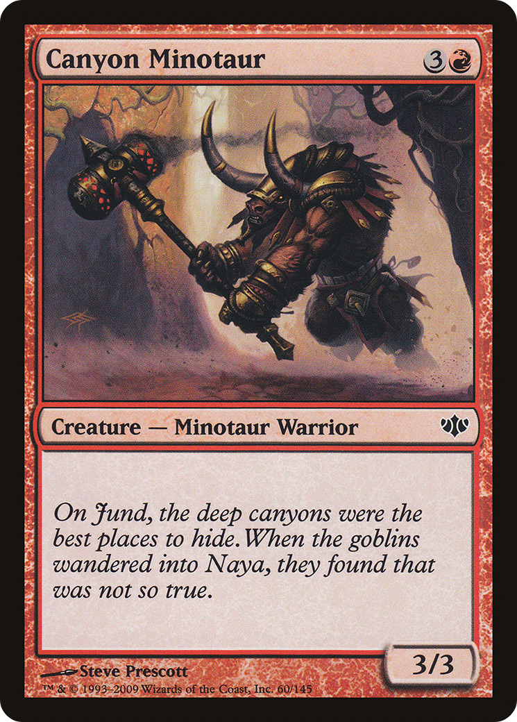 Canyon Minotaur (CON-060) (Foil)