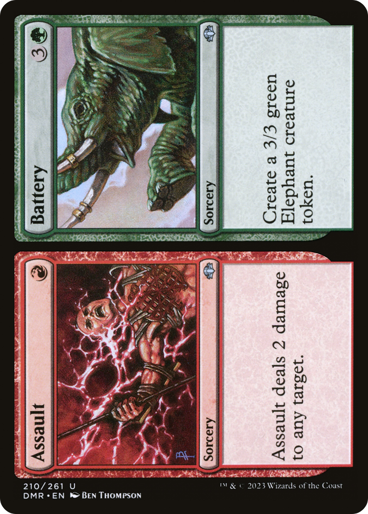 Assault // Battery (DMR-210) (Foil)