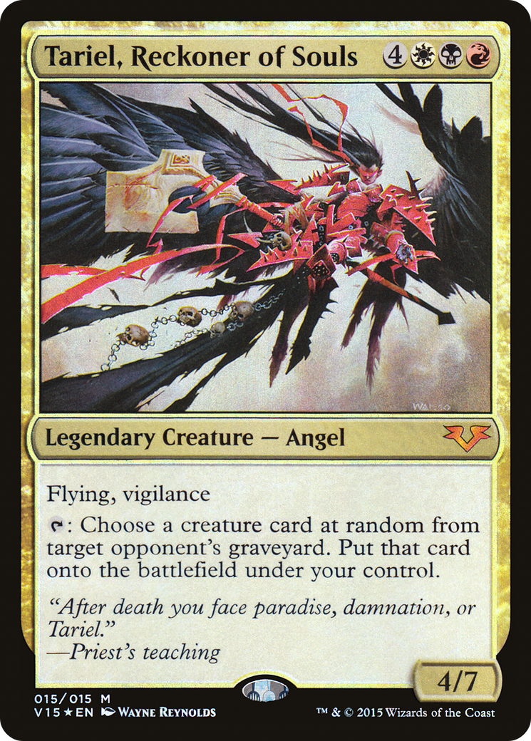 Tariel, Reckoner of Souls (V15-015) (Foil)