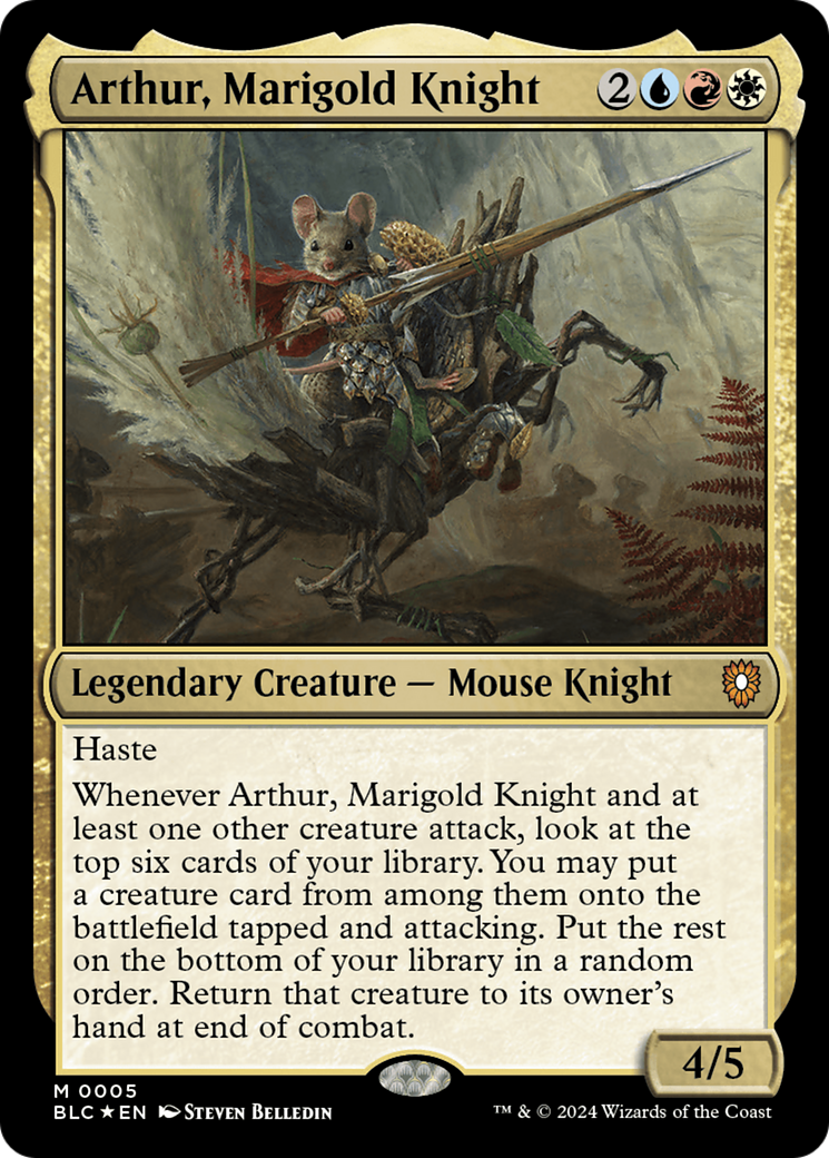 Arthur, Marigold Knight (BLC-005) (Foil)