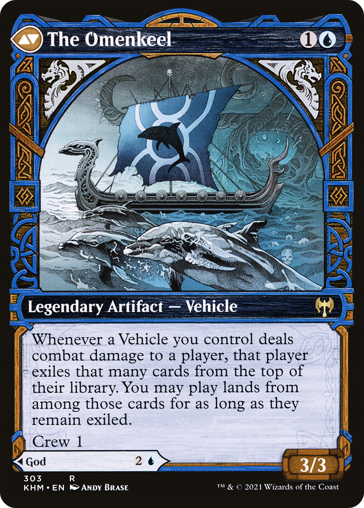 Cosima, God of the Voyage // The Omenkeel (KHM-303) (Showcase) (Foil)