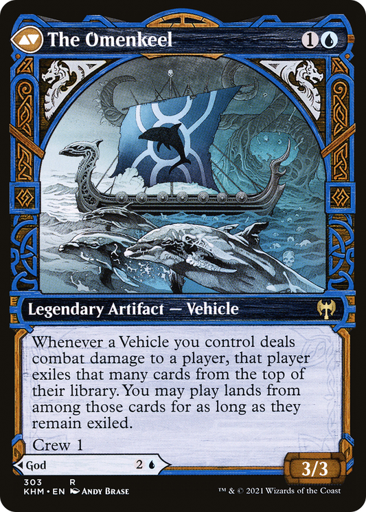 Cosima, God of the Voyage // The Omenkeel (KHM-303) (Showcase) (Foil)