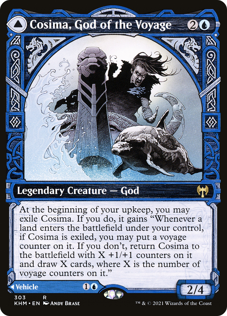 Cosima, God of the Voyage // The Omenkeel (KHM-303) (Showcase) (Foil)
