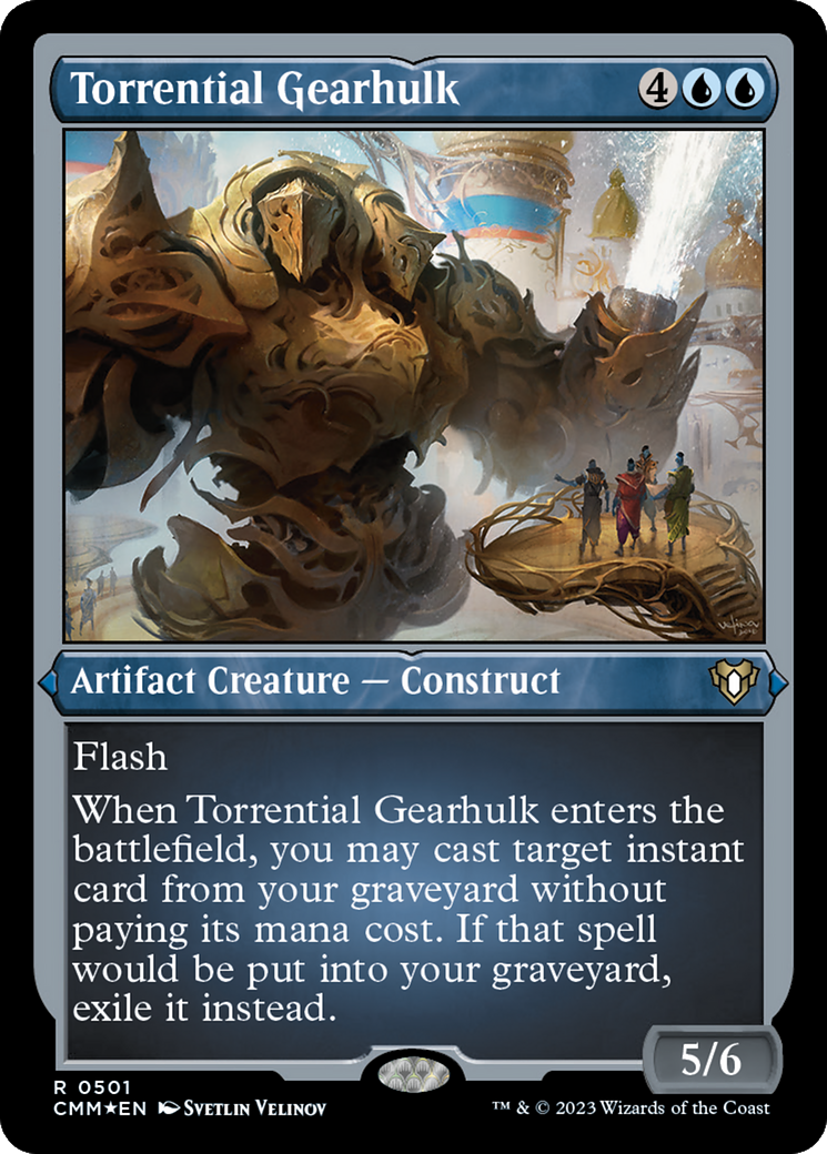 Torrential Gearhulk (CMM-501) (Etched Foil)