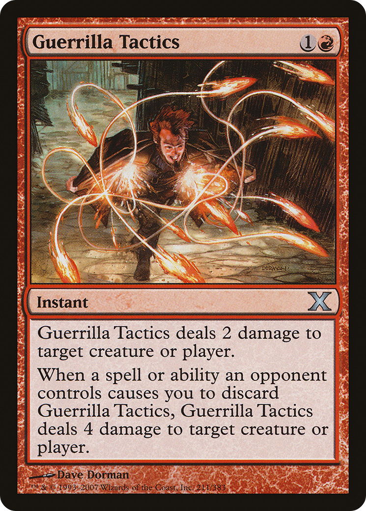 Guerrilla Tactics (10E-211) (Foil)