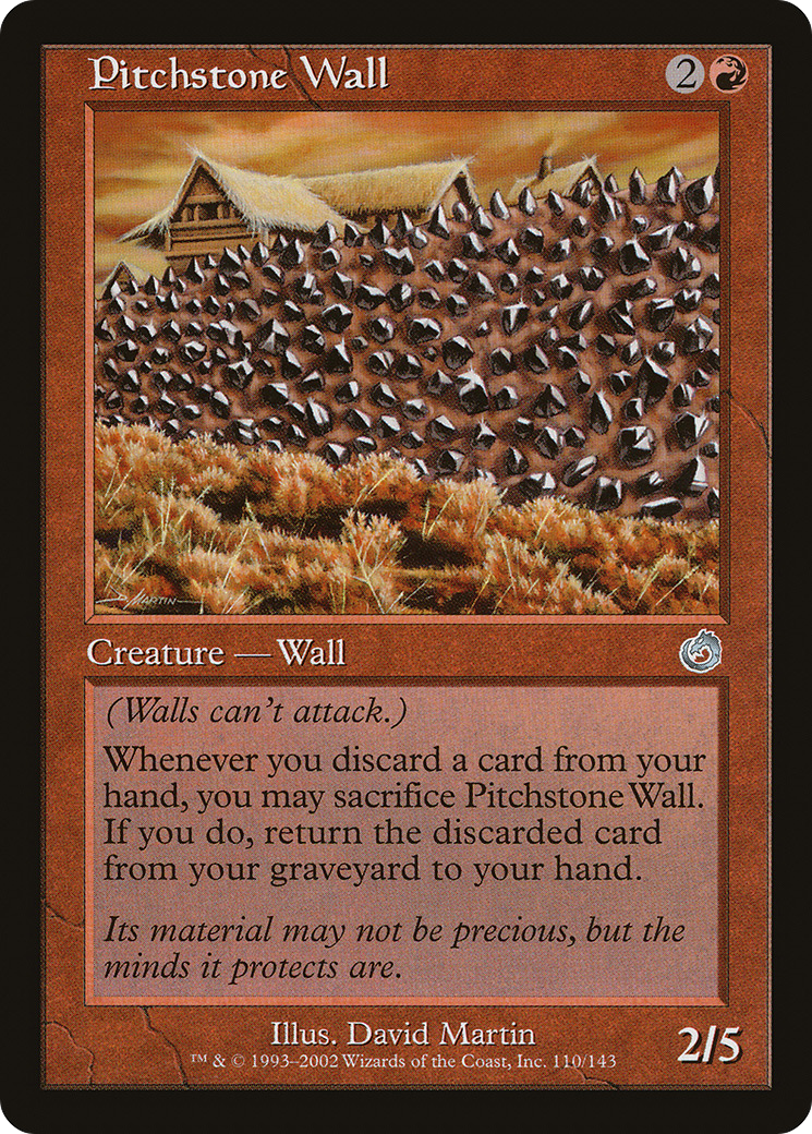 Pitchstone Wall (TOR-110) (Foil)