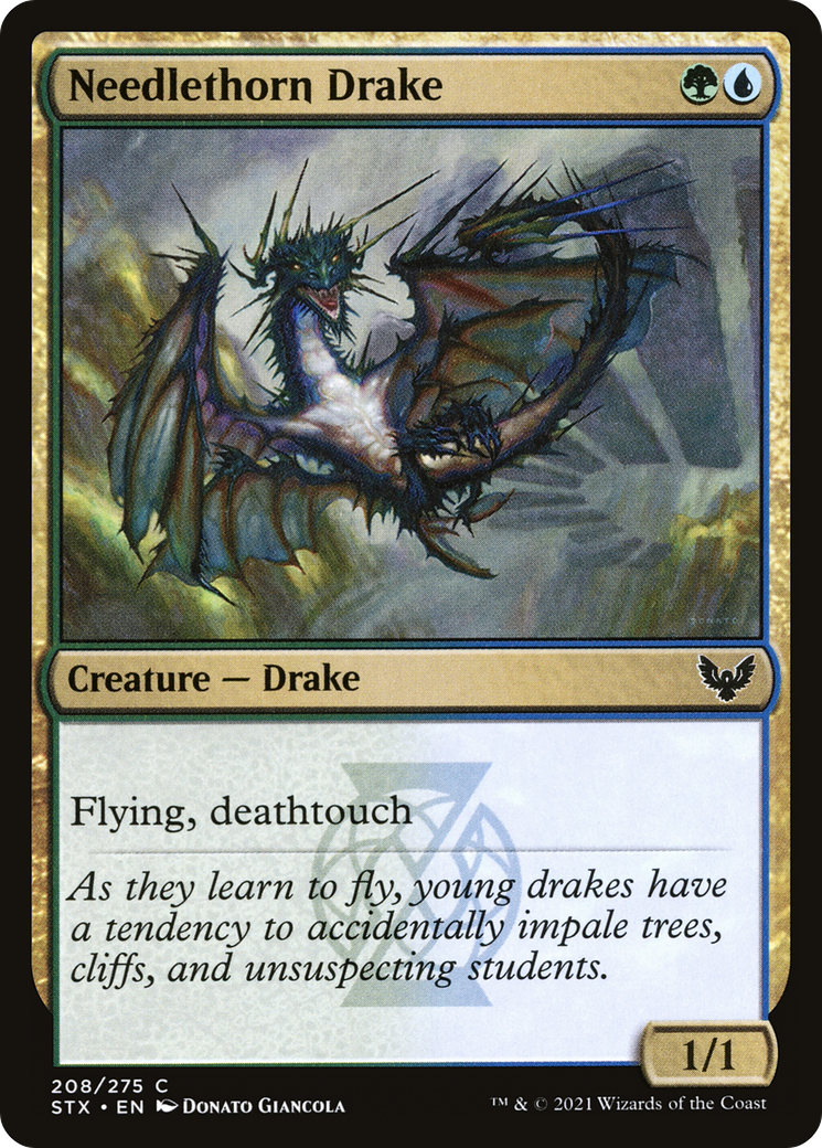 Needlethorn Drake (STX-208) (Foil)