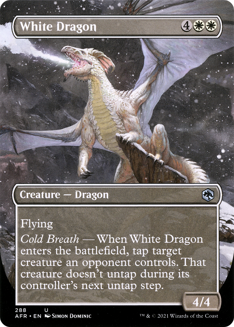 White Dragon (AFR-288) (Borderless)