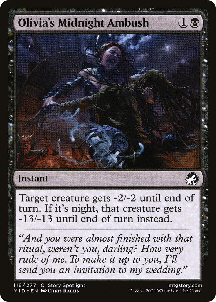 Olivia's Midnight Ambush (MID-118) (Foil)
