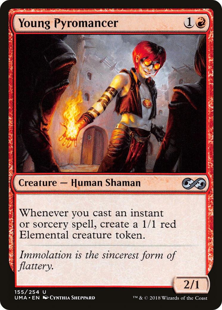 Young Pyromancer (UMA-155) (Foil)