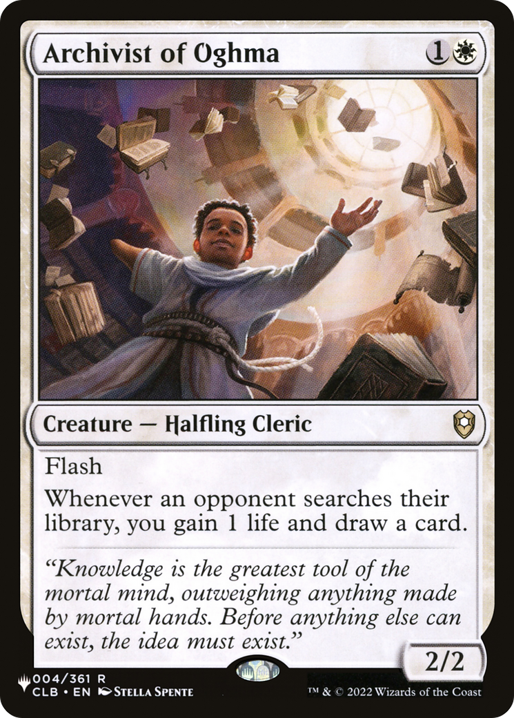 Archivist of Oghma (LIST-CLB-4)