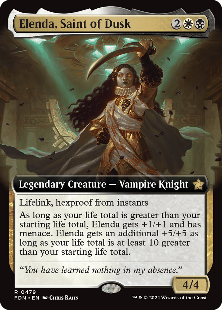 Elenda, Saint of Dusk (FDN-479) (Extended Art)