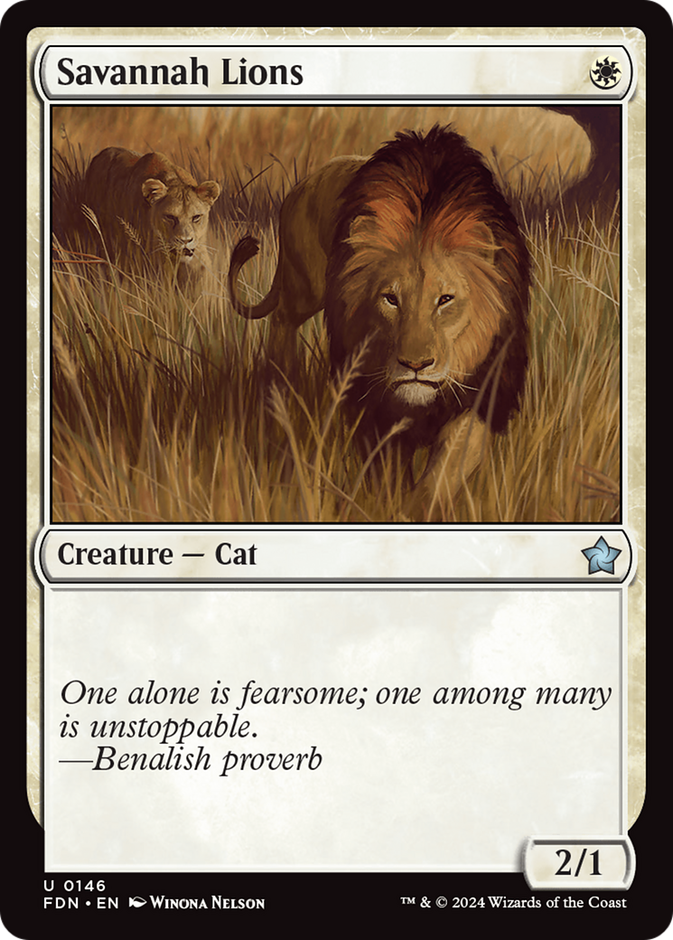 Savannah Lions (FDN-146) (Foil)