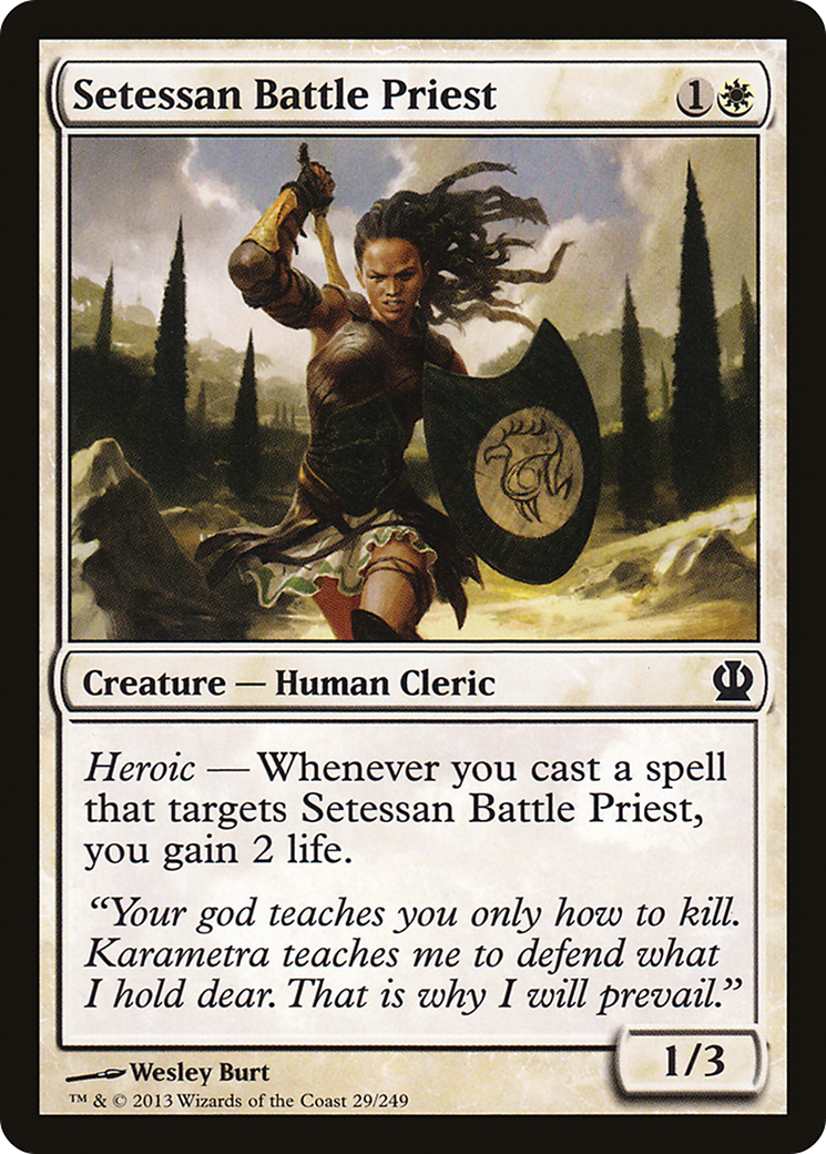 Setessan Battle Priest (THS-029) (Foil)
