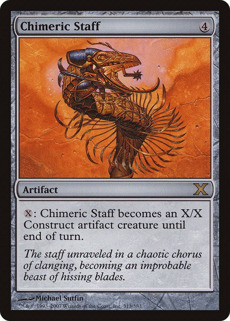 Chimeric Staff (10E-313) (Foil)