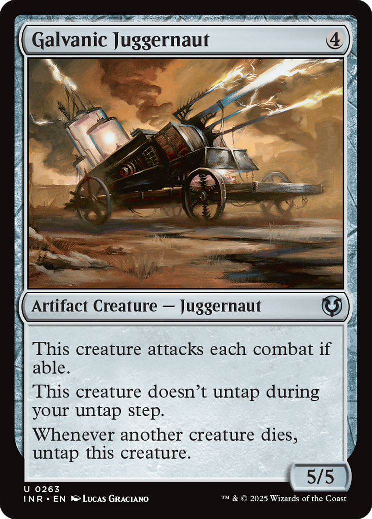 Galvanic Juggernaut (INR-263) (Foil)