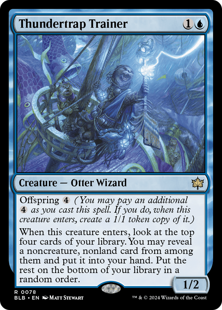 Thundertrap Trainer (BLB-078) (Foil)