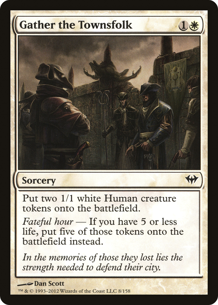 Gather the Townsfolk (DKA-008) (Foil)