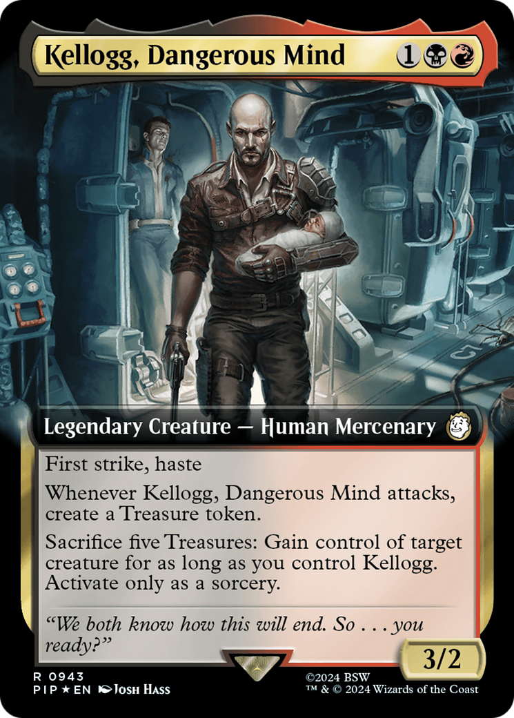 Kellogg, Dangerous Mind (PIP-943) (Extended Art) (Surge Foil)