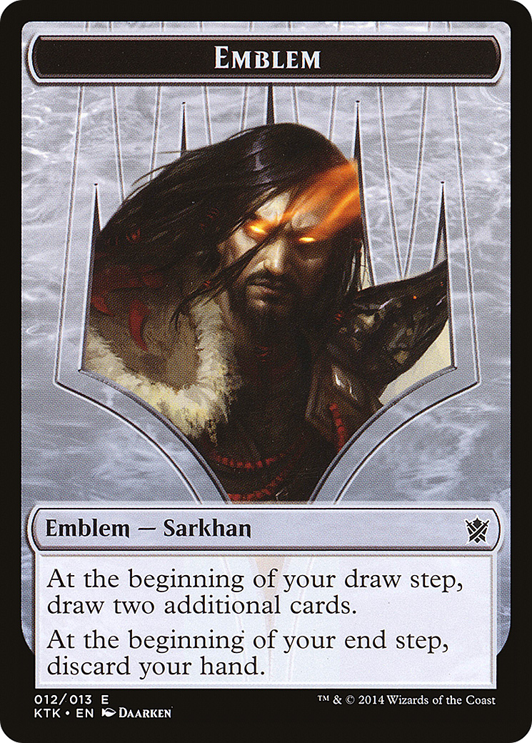 Sarkhan, the Dragonspeaker Emblem (KTK-012)