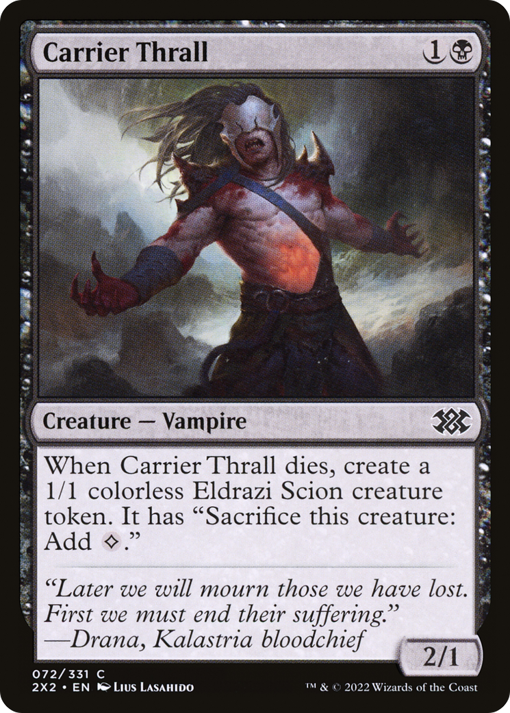 Carrier Thrall (2X2-072) (Foil)