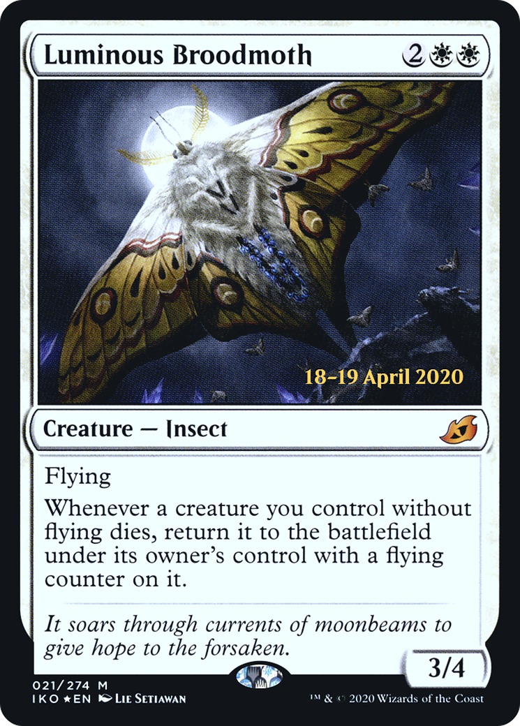 Luminous Broodmoth (PRE-21S) (Foil)